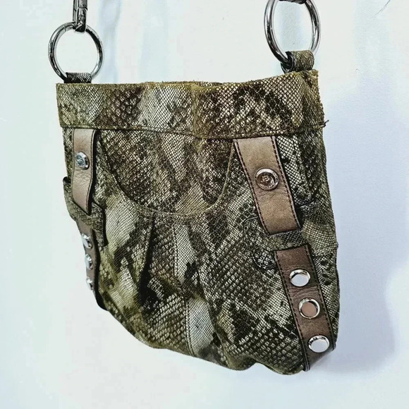 B.Makowsky snake print leather crossbody bag - Picture 5 of 11